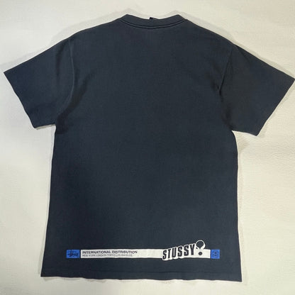 00s Stussy T-Shirt Made in USA Logo / Tシャツ 紺タグ シンプルロゴ