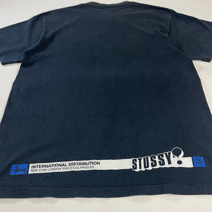 00s Stussy T-Shirt Made in USA Logo / Tシャツ 紺タグ シンプルロゴ