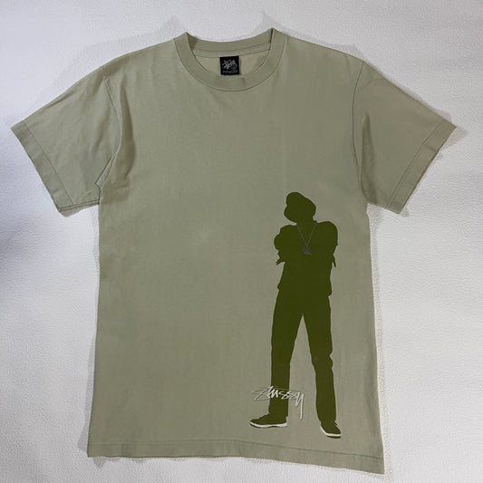 00s Stussy T-Shirt Hip Hop Mexico / Tシャツ 黒タグ メキシコ　ヒップホップ
