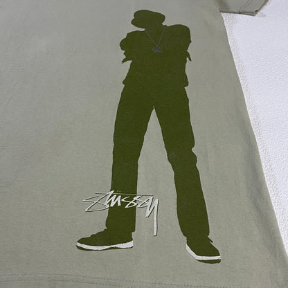 00s Stussy T-Shirt Hip Hop Mexico / Tシャツ 黒タグ メキシコ　ヒップホップ