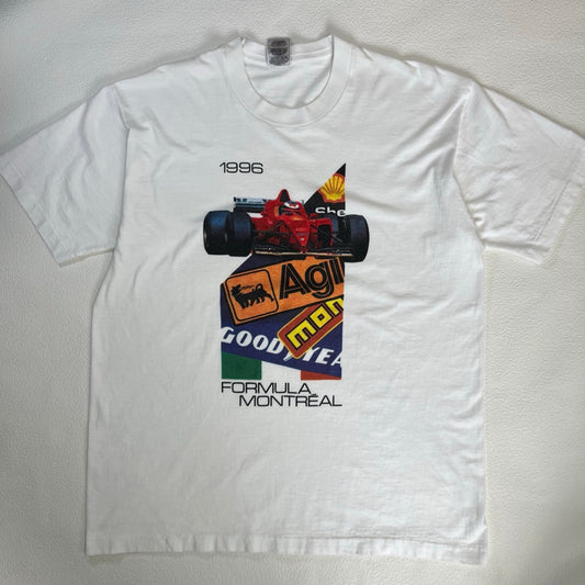90s Foumula 1 T-Shirt F1 Ferrari Made in Canada / Tシャツ マルボロ　カナダ製