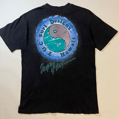 90s T&C surf T-Shirt Made in USA Hanes / Tシャツ 20周年 シングルステッチ　