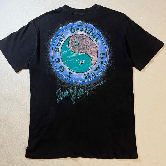 90s T&C surf T-Shirt Made in USA Hanes / Tシャツ 20周年 シングルステッチ　