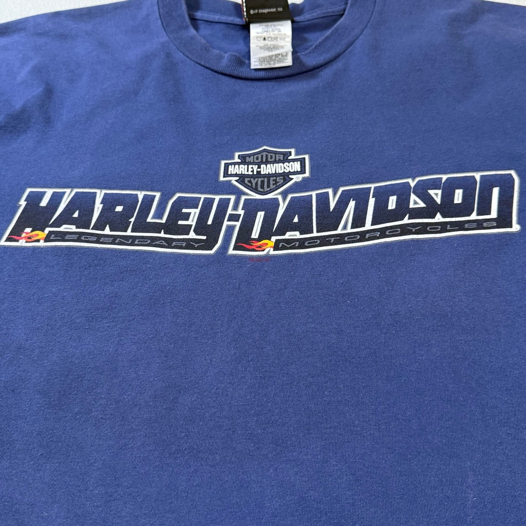 00s Harley Davidson T-Shirt Made in USA Florida 2008  / Tシャツ ワニ　アメリカ製