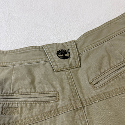 Timberland Cargo Shorts / 90s ショーツ　ショートパンツ　カーゴ　背面　ロゴ　アップ