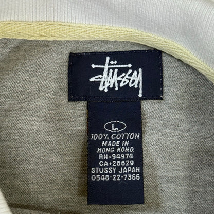 90s Stussy Polo-Shirt HONGKONG / ポロシャツ 紺タグ　香港製　ラグラン