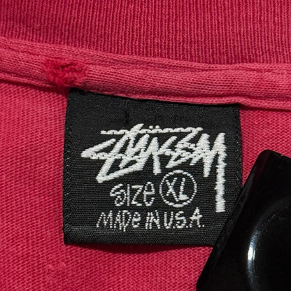 80s Stussy T-Shirt logo surtman / ショーンフォントロゴ　Tシャツ　サーフマン　ダメージ　雰囲気