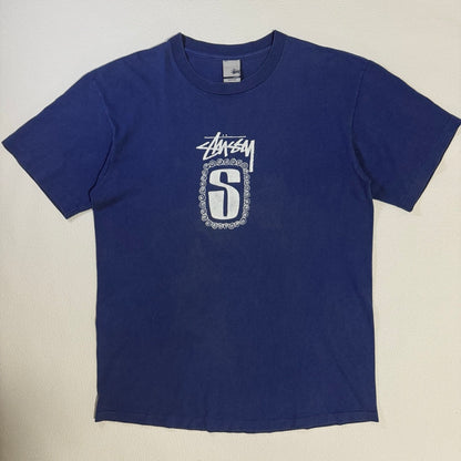 00s Stussy T-Shirt S logo made in USA silver tag / Tシャツ 銀タグ　Sロゴ