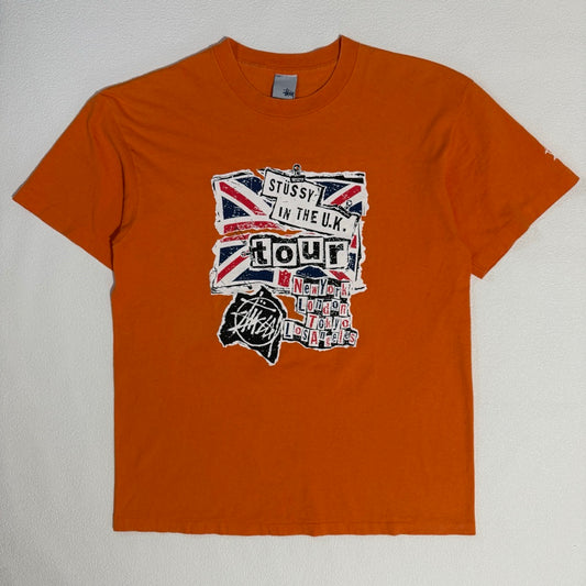 00s Stussy T-Shirt Sex Pistols Made in USA / Tシャツ 銀タグ ピストルズパロディ アメリカ製