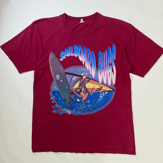 90s Looney Tunes Bugs Bunny  T-Shirt Made in USA  / Tシャツ バックス・バニー コピーライト入り キャラクター大判プリント