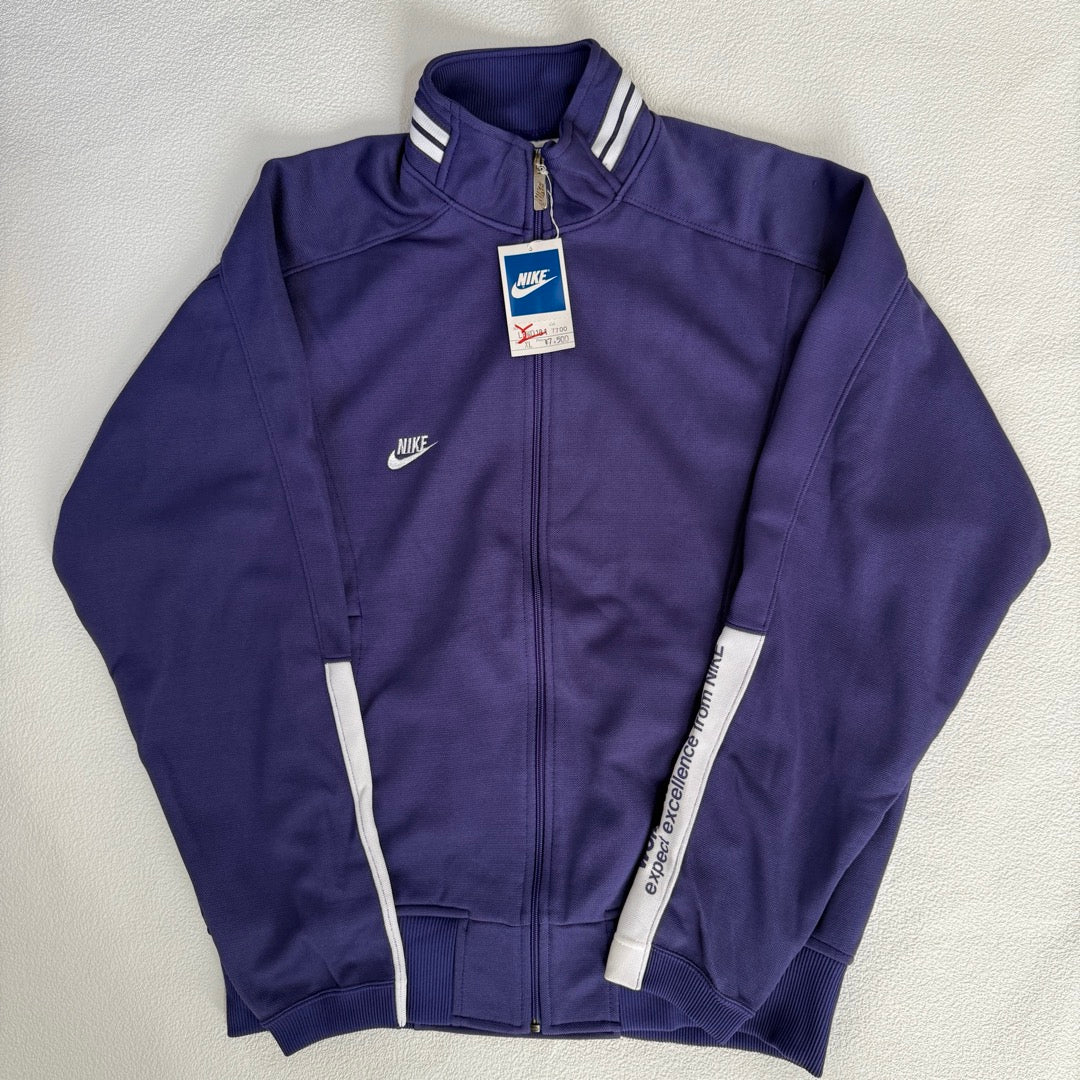 80s Nike Track Jacket NOS Made in Japan / ナイキ 紺タグ トラック