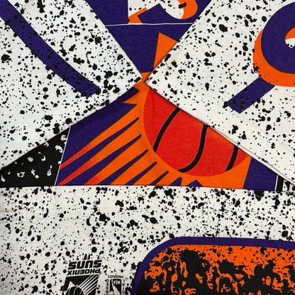 90s Phoenix Suns T-Shirt Magic johnson Made in USA / Tシャツ フェニックスサンズ　マジックジョンソン　アメリカ製　総柄