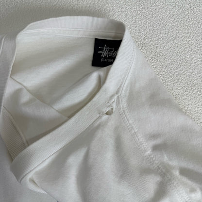 00s Stussy T-Shirt Made in Mexico Biker  / Tシャツ 紺タグ　バイカー