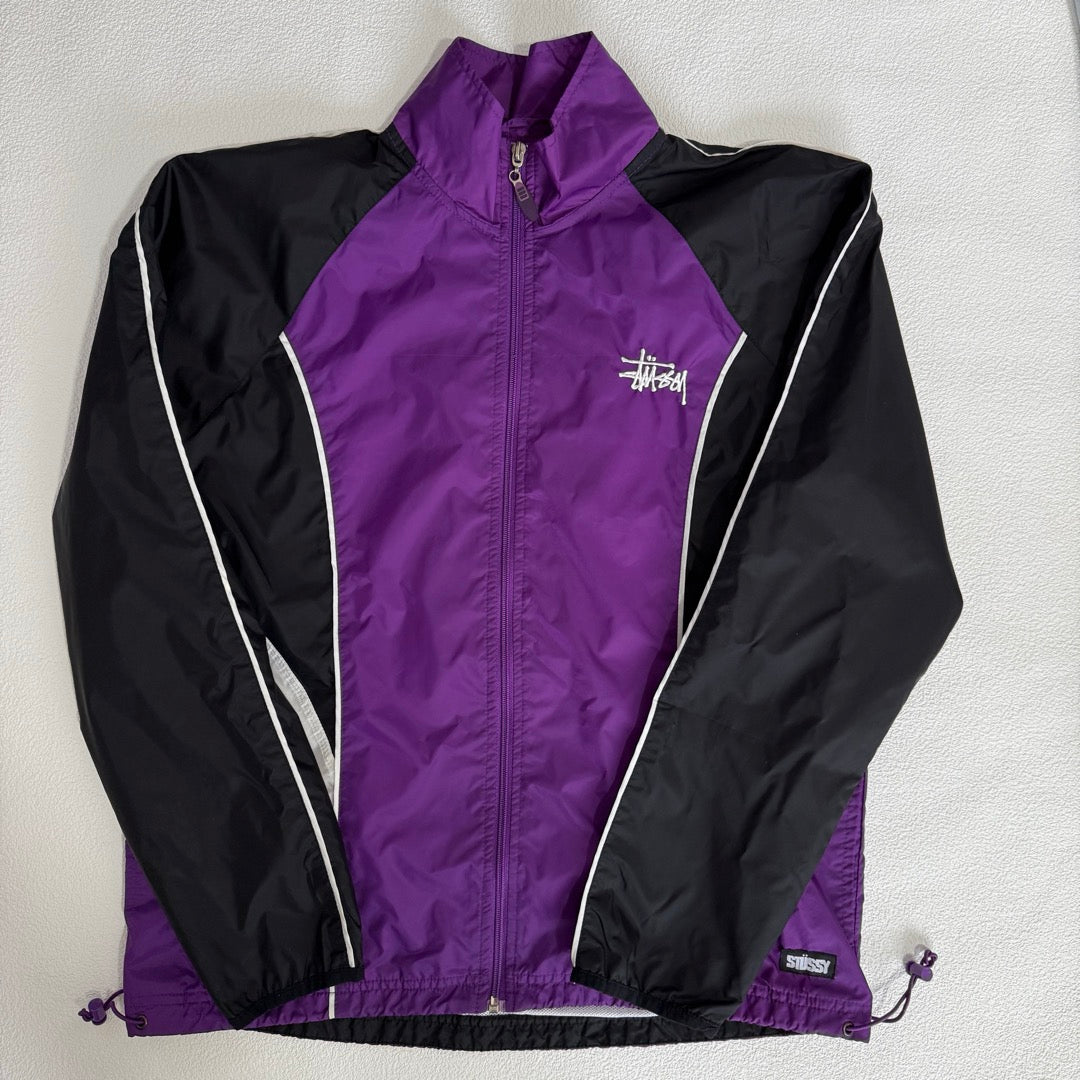 00s Stussy Nylon jacket purple authentic gear / ナイロンブルゾン