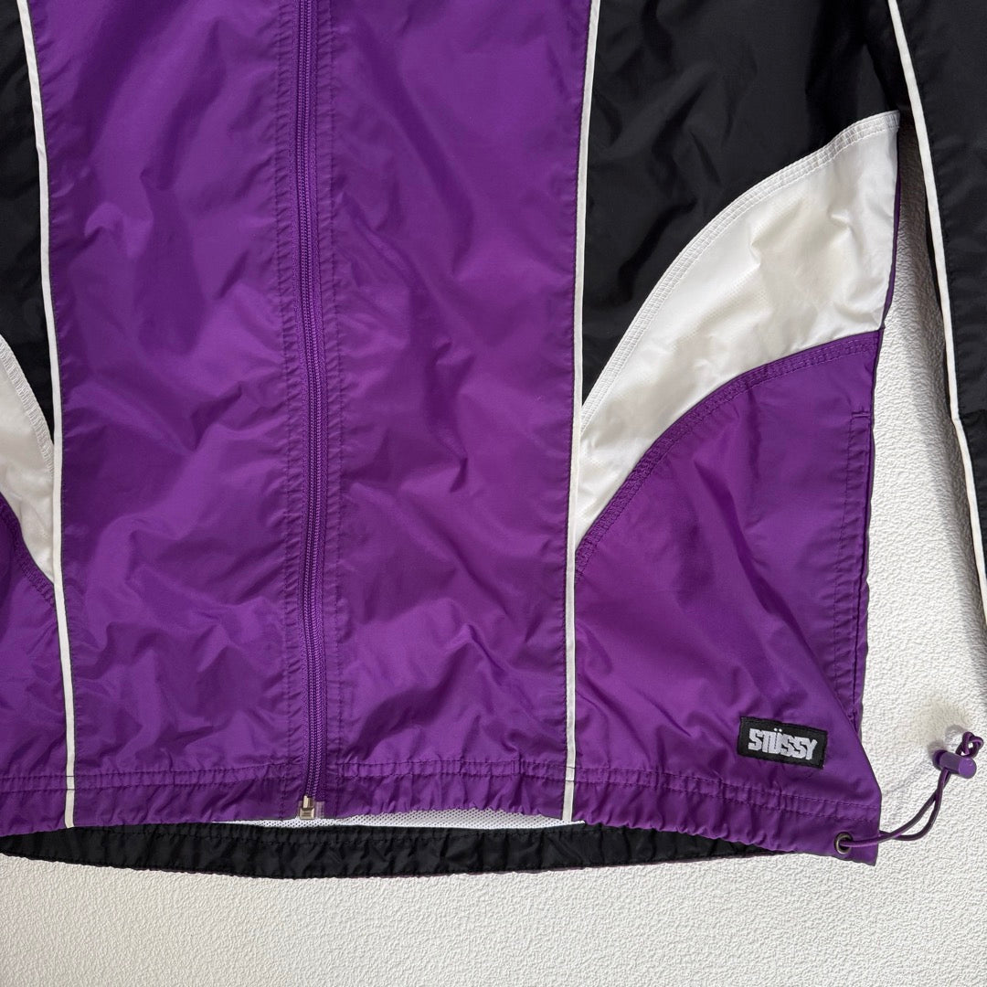00s Stussy Nylon jacket purple authentic gear / ナイロンブルゾン
