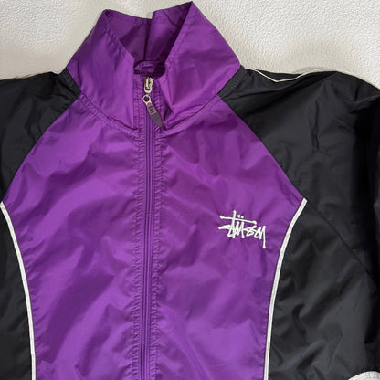 00s Stussy Nylon jacket purple authentic gear / ナイロンブルゾン