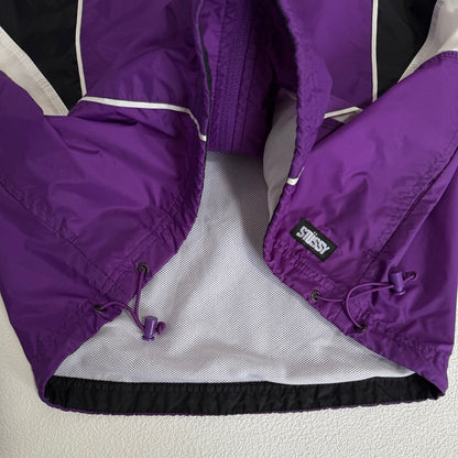 00s Stussy Nylon jacket purple authentic gear / ナイロンブルゾン