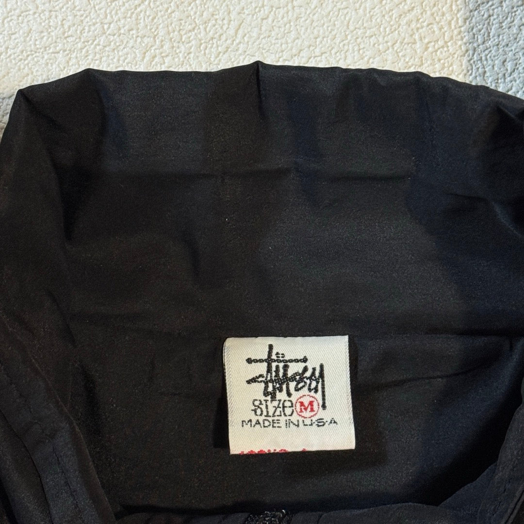 90s Stussy Nylon Blouson Jacket Made in USA / ナイロンブルゾン　白タグ　アメリカ製