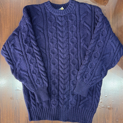 Tranditions wool sweater Made in UK / ケーブルニット　セーター　イギリス製　ウール