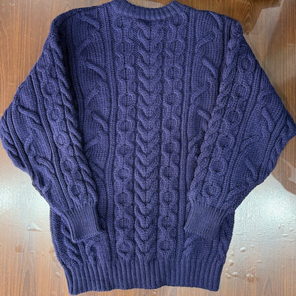 Tranditions wool sweater Made in UK / ケーブルニット　セーター　イギリス製　ウール