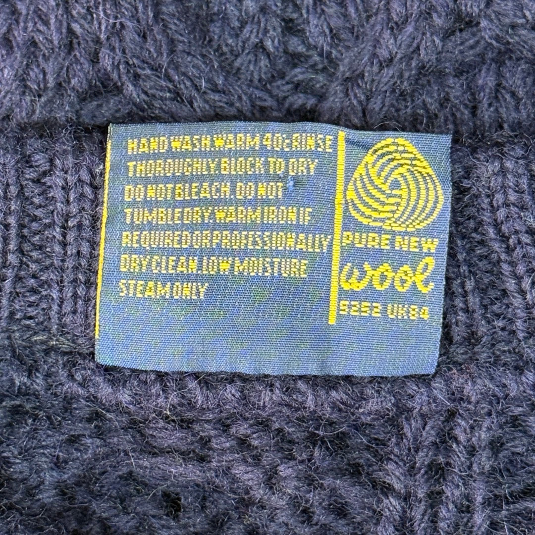 Tranditions wool sweater Made in UK / ケーブルニット　セーター　イギリス製　ウール