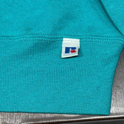 90s Russell sweat glitter print bicycle Made in USA / ラッセル　スウェット　ラメプリント　自転車　アメリカ製