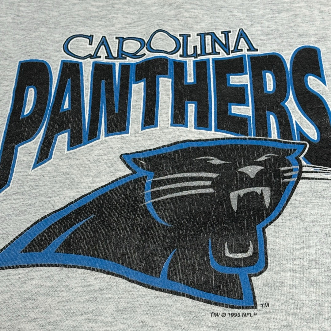 90s Vintage Salem sweat Carolina panthers 1993 Made in USA/ パンサーズ　スウェット　アメリカ製