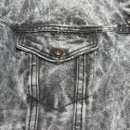 80s Levi's 70609-0253 chemical-washed black denim boa jacket Made in USA / リーバイス　ケミカルブラック　ボアジャケット　シェルパ　アメリカ製