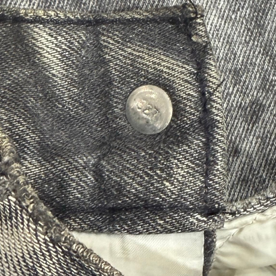 80s Levi's 70609-0253 chemical-washed black denim boa jacket Made in USA / リーバイス　ケミカルブラック　ボアジャケット　シェルパ　アメリカ製