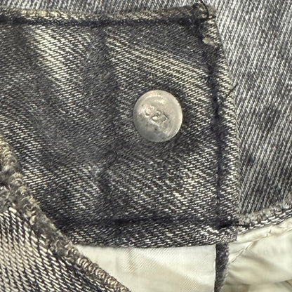 80s Levi's 70609-0253 chemical-washed black denim boa jacket Made in USA / リーバイス　ケミカルブラック　ボアジャケット　シェルパ　アメリカ製