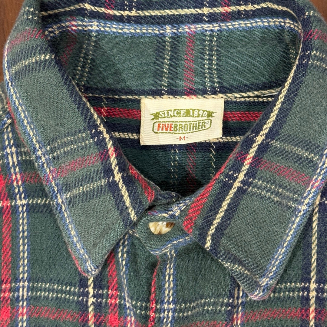 90s Fivebrother shirts Made in USA / ファイブブラザー ネルシャツ アメリカ製