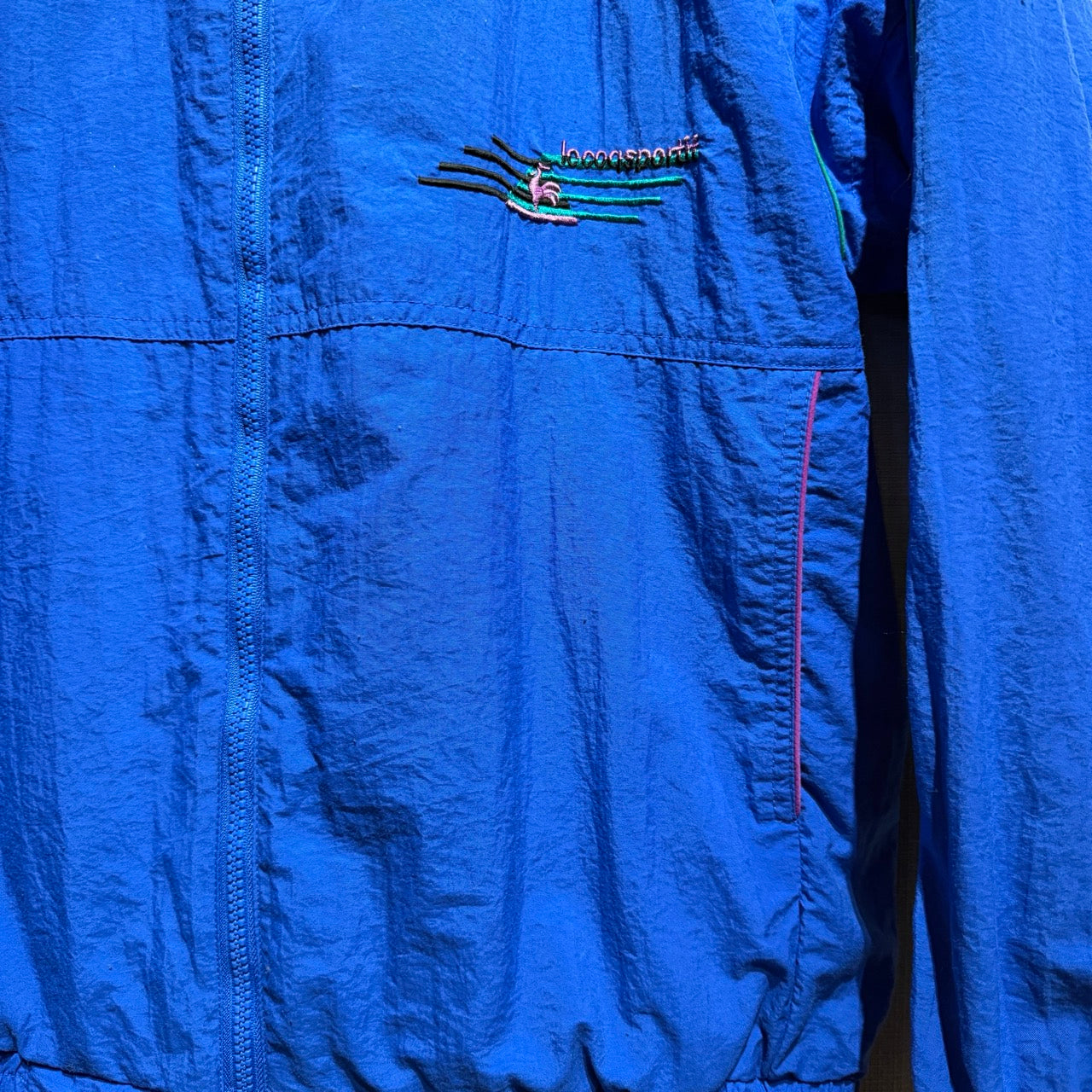 80s-90s Le coq Sportif Nylon Truck Jacket Maide in Taiwan / ルコック　ナイロントラックジャケット　台湾製