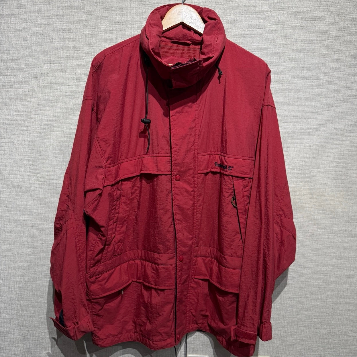 90s Timberland Nylon Mountain Parker Red / ティンバーランド　ナイロンマウンテンパーカー