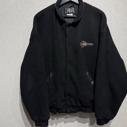 90s LAMASZ SPORT Harley Davidson  Fleece Varsity Jacket /  ハーレーダビッドソン　フリーススタジャン