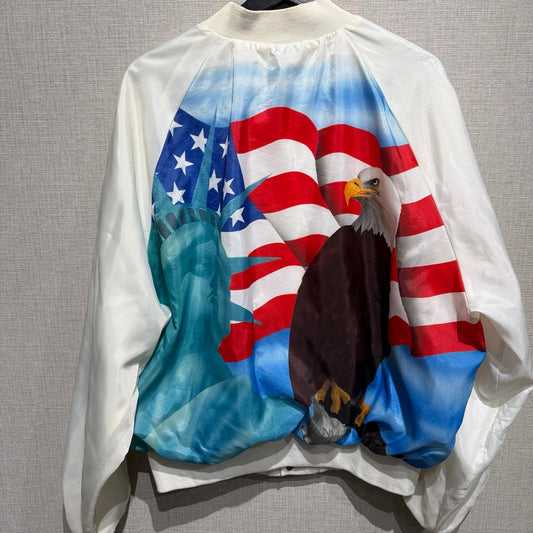 90s King Louie Eagle Print Nylon Jacket / キングルイ　イーグルプリント　ナイロンジャケット