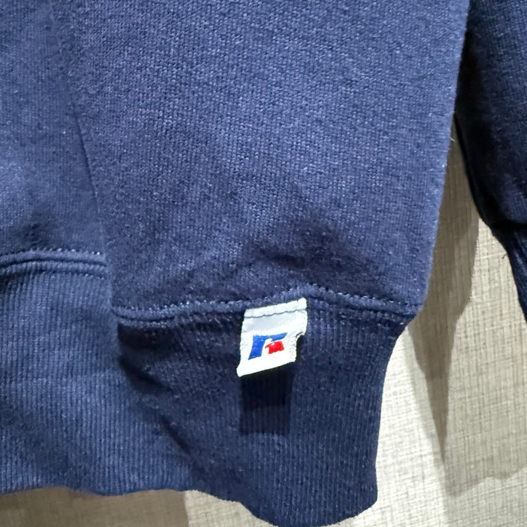 90s Russell Print Sweat NAVY / ラッセル　スウェット