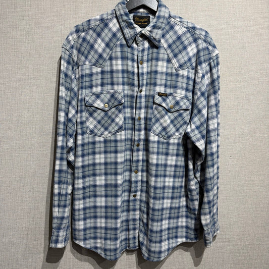 90s Wrangler Check Western Shirts  / ラングラー　チャックウエスタンシャツ