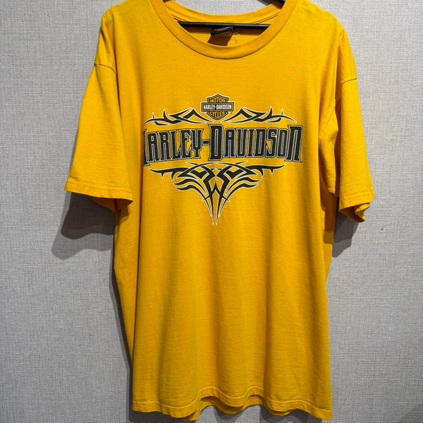 Harley Davidson T-Shirt 2007 Yellow / ハーレーダビッドソン　Tシャツ