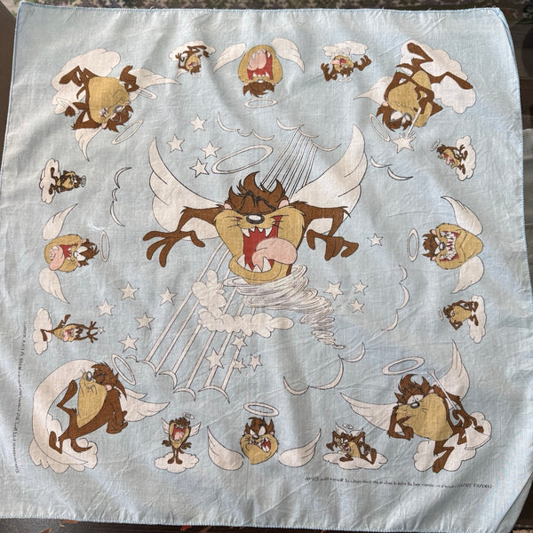 90s Tasmanian Devil Bandanna BANDAROOS / バンダナ　タスマニアンデビル