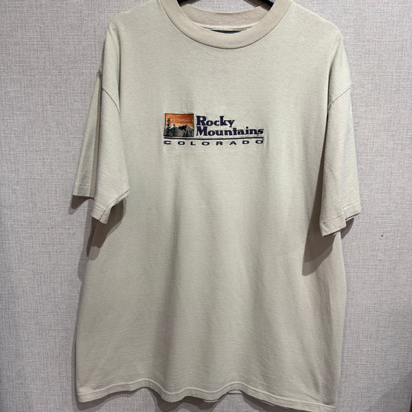90s Rocky Mountains / ロッキーマウンテン　刺繍　Tシャツ