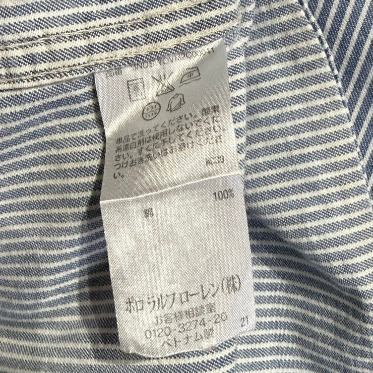 DENIM&SUPPLY / デニムアンドサプライ　ラルフローレン　ヒッコリーシャツ