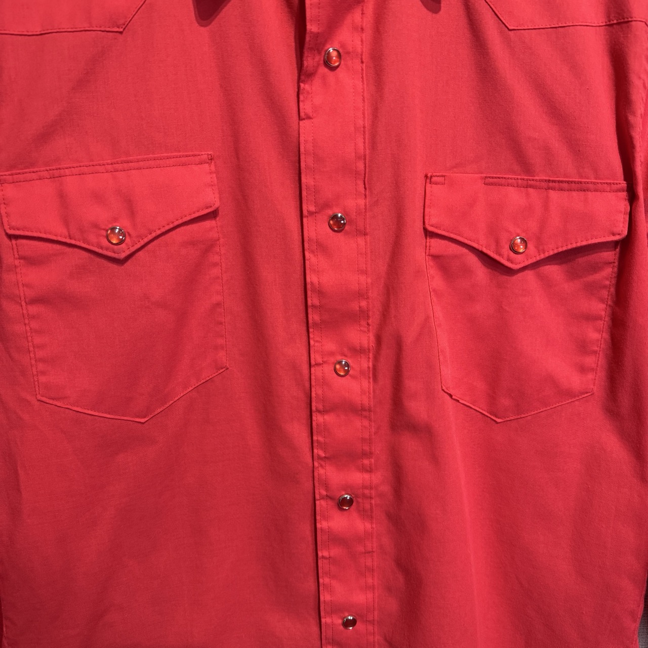 70s-80s Wrangler / ラングラー　ウエスタン長袖シャツ　アメリカ製
