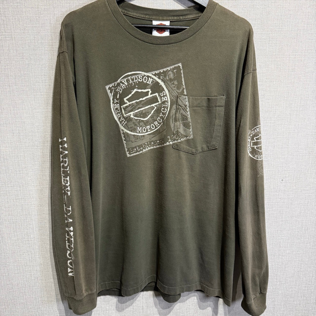 Harley Davidson / ハーレーダビッドソン　長袖Tシャツ ドラゴン　2012
