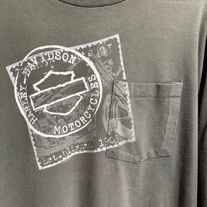 Harley Davidson / ハーレーダビッドソン　長袖Tシャツ ドラゴン　2012