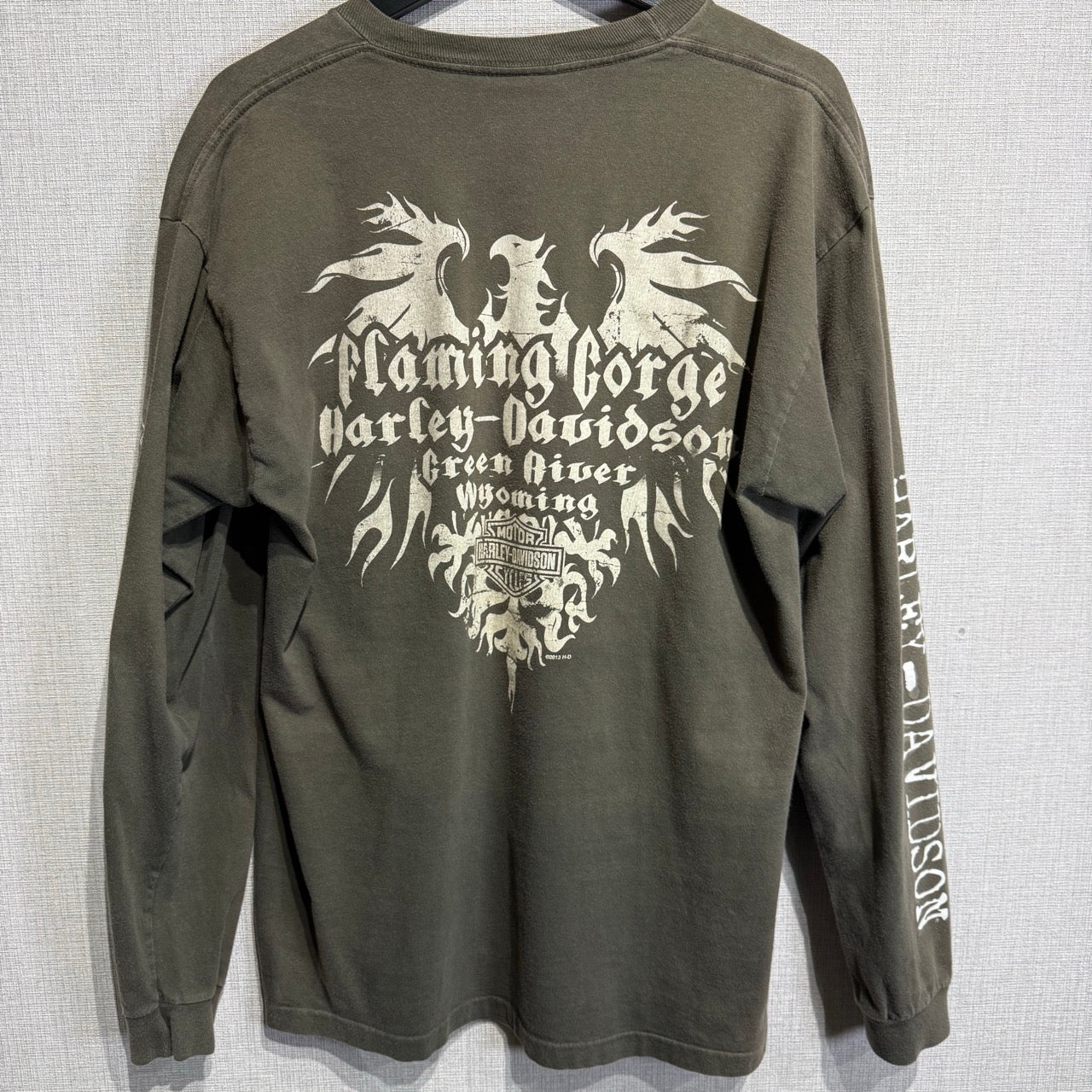 Harley Davidson / ハーレーダビッドソン　長袖Tシャツ ドラゴン　2012