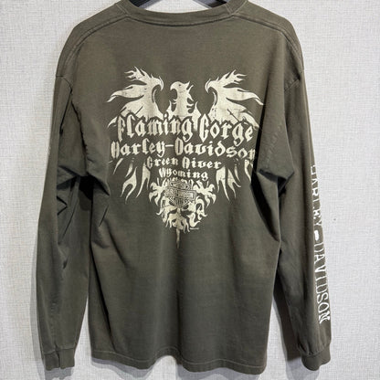 Harley Davidson / ハーレーダビッドソン　長袖Tシャツ ドラゴン　2012