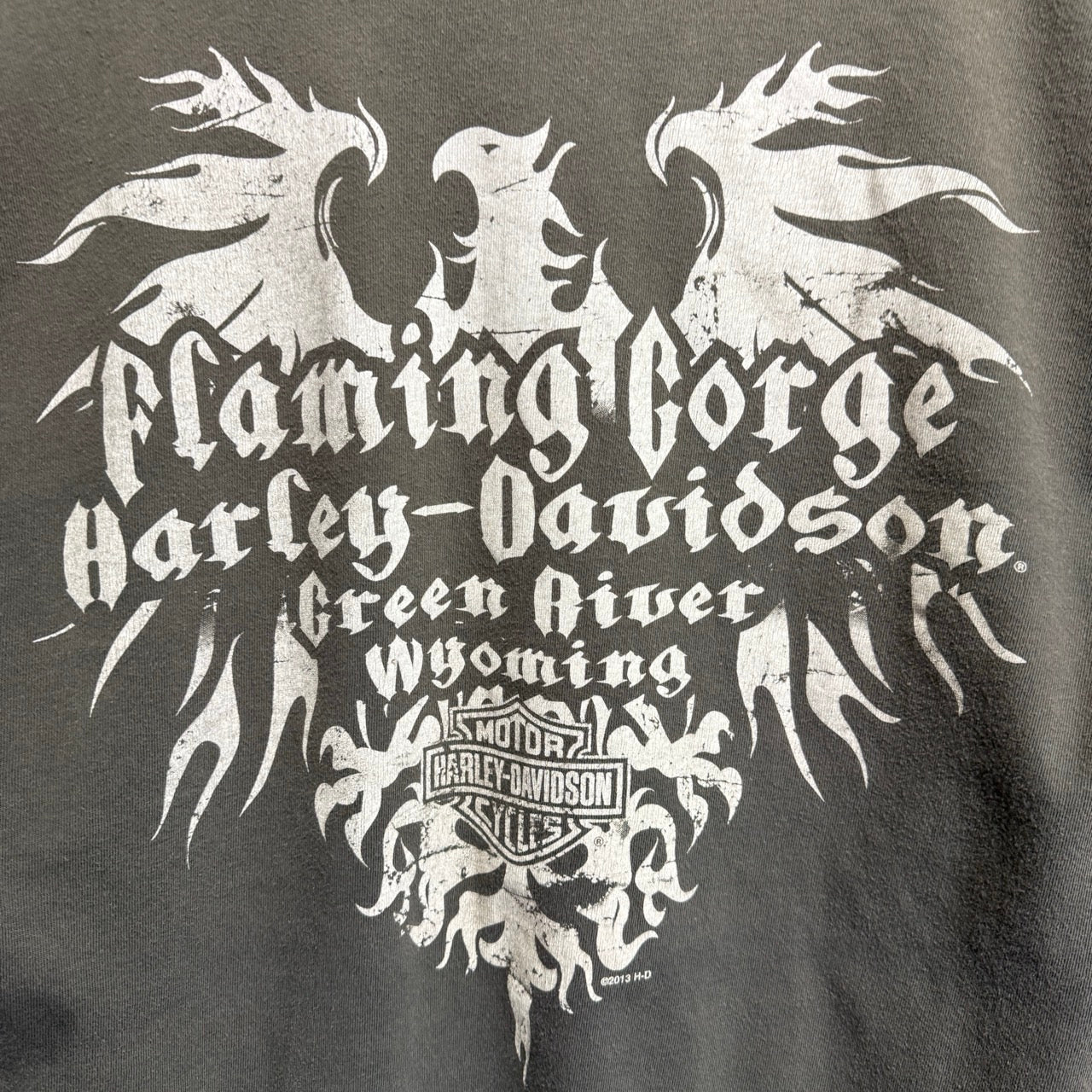 Harley Davidson / ハーレーダビッドソン　長袖Tシャツ ドラゴン　2012