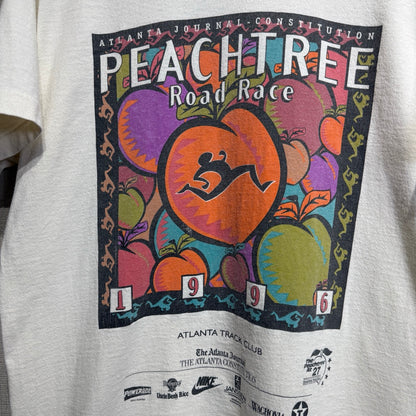 90s Fruits of the loom / ピーチツリー　ロードレース　Tシャツ　企業　Nike