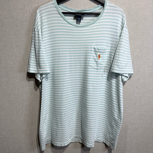 Ralph Lauren / ラルフローレン　ボーダーポケットTシャツ　ワンポイント刺繍