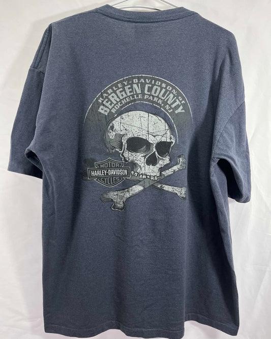 00s HARLEY DAVIDSON T-Shirt Skull Made in USA / Tシャツ アメリカ製 スカル ドクロ